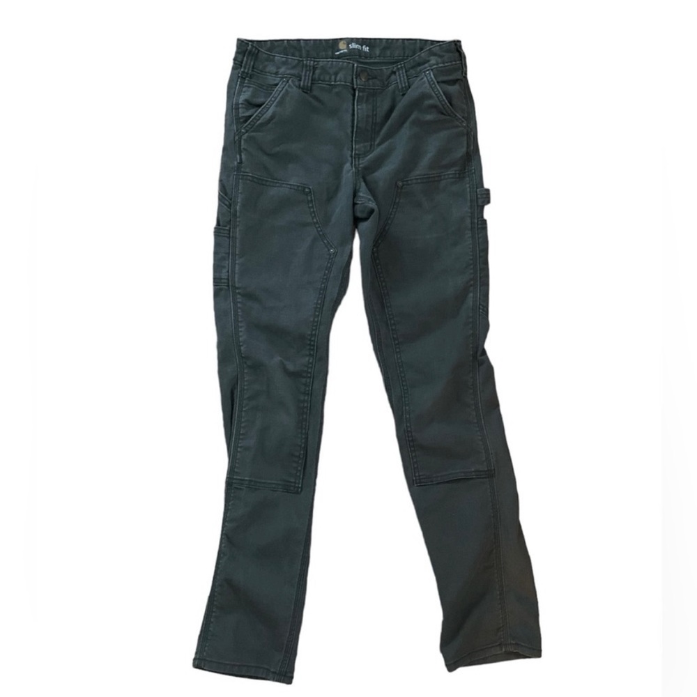 Carhartt Double Knee Work Pants Womens sz 4 Slim Fit